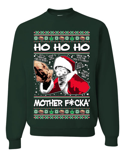 Friday Hood Santa , Merry Christmas Tee, Ugly Christmas,  Sweater Unisex Crewneck Sweatshirt