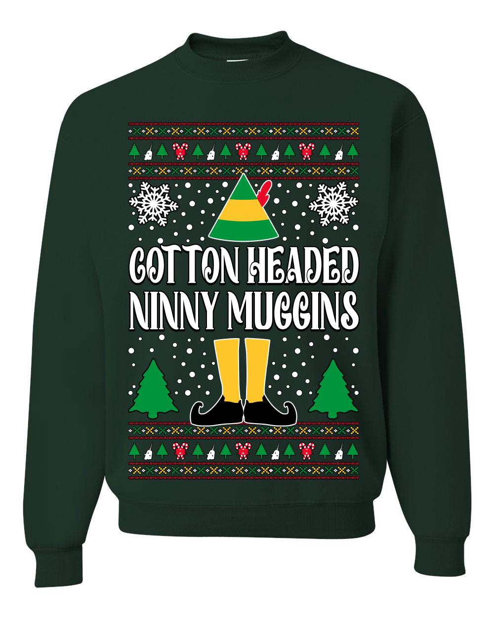 Cotton Headed Muggins Christmas Movie Quote, Christmas Gifts, Funny Xmas Gift Idea, Ugly Christmas Sweater Unisex Crewneck Sweatshirt