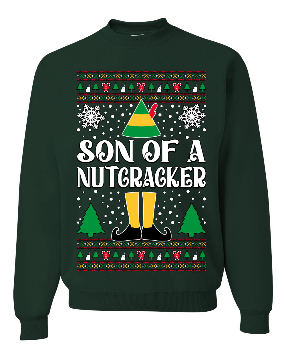 Son Of A Nutcracker Christmas Movie Quote, Christmas Gifts, Funny Xmas Gift Idea, Ugly Christmas Sweater Unisex Crewneck Sweatshirt