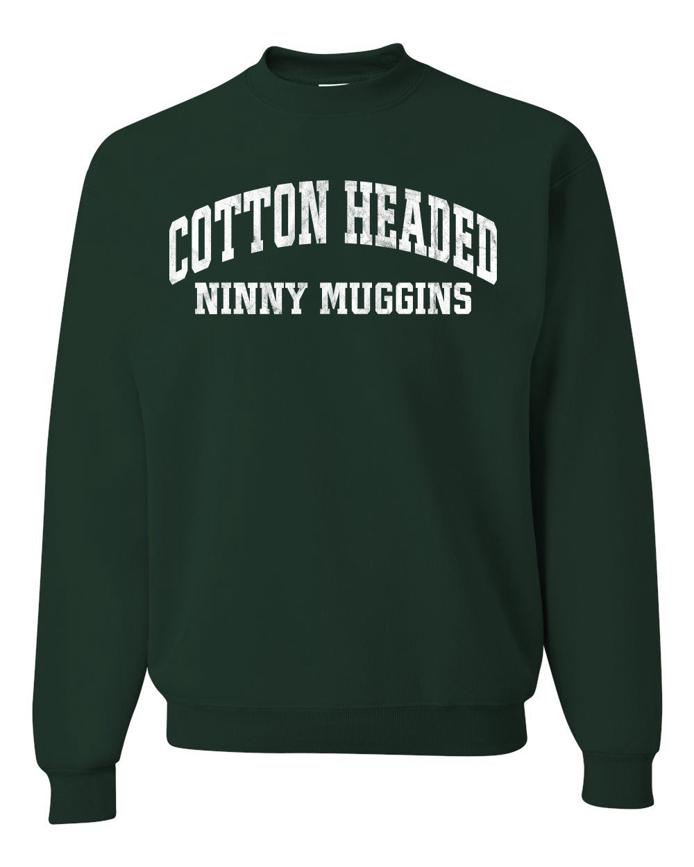 Vintage Movie Quote Cotton Headed Ninny Muggins, Christmas Gifts, Funny Xmas Gift Idea, Ugly Christmas Sweater Unisex Crewneck Sweatshirt