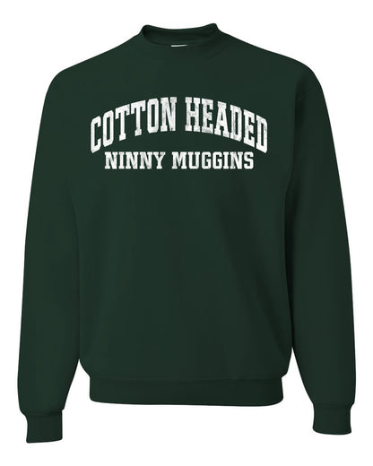 Vintage Movie Quote Cotton Headed Ninny Muggins, Christmas Gifts, Funny Xmas Gift Idea, Ugly Christmas Sweater Unisex Crewneck Sweatshirt