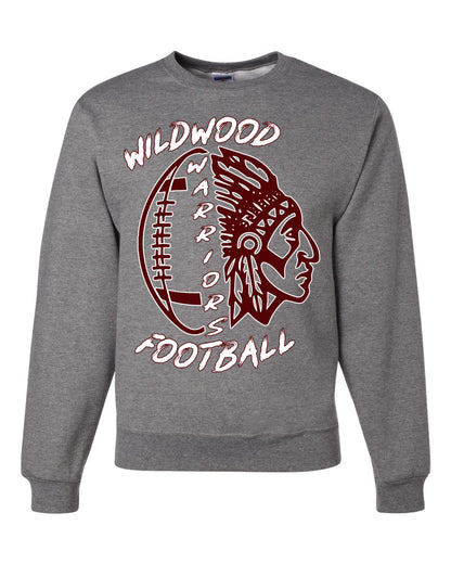 Warrior Football Sports Unisex Crewneck Sweatshirt