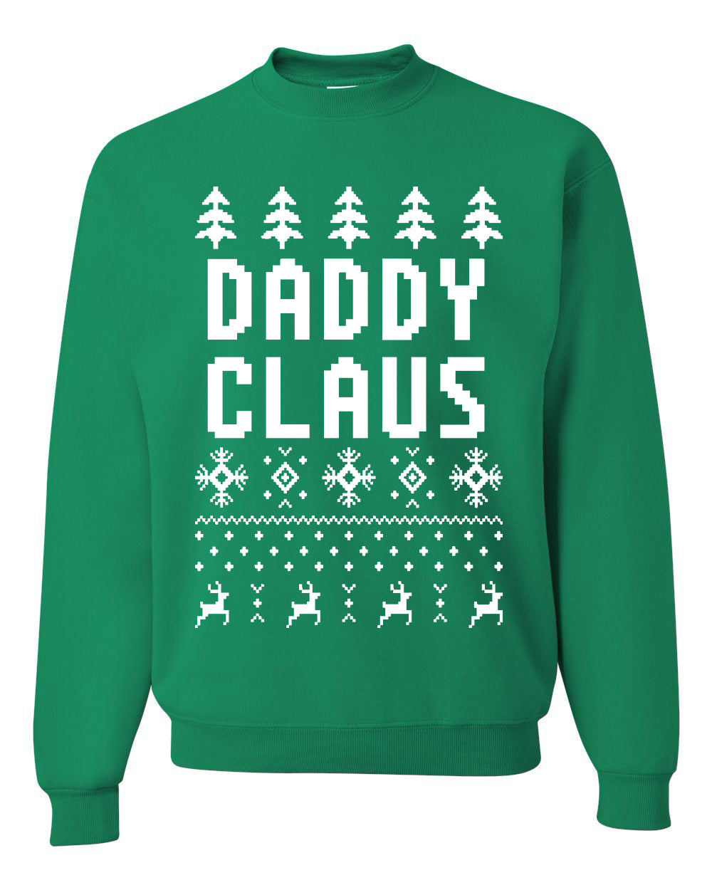 Unisex Ugly Xmas Graphic Crewneck Sweater Sweatshirt Daddy Claus Ugly Christmas Sweater Unisex Crewneck Sweatshirt