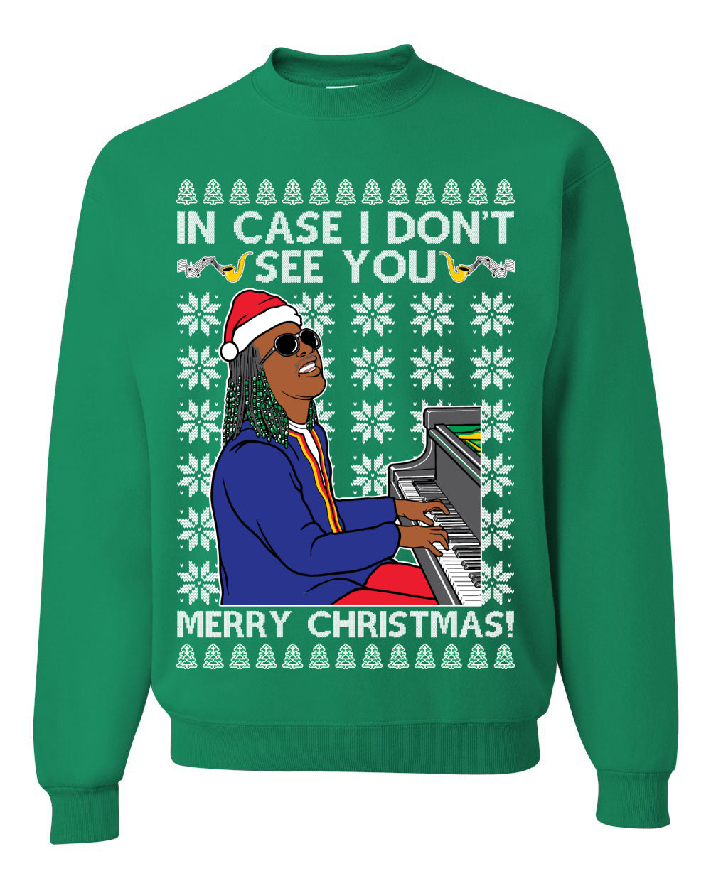 Ugly Unisex Crewneck Christmas Sweater If I Don't See You Merry Christmas, Shark & Hammer Ugly Christmas Sweater Unisex Crewneck Sweatshirt
