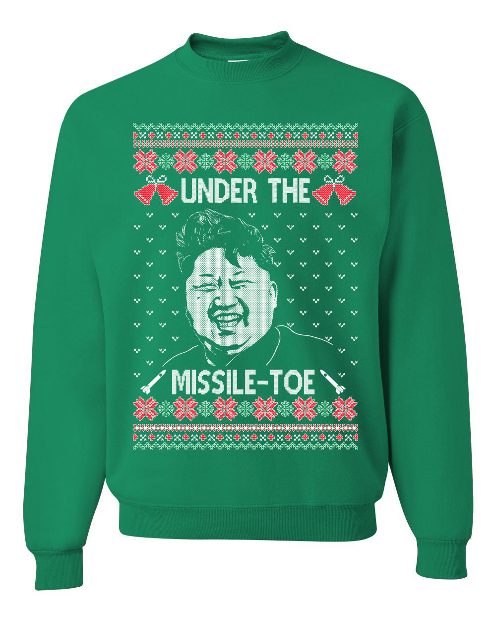 Under The Missle Toe ,Christmas Gifts, Funny Xmas Gift Idea, Ugly Christmas Sweater Unisex Crewneck Sweatshirt