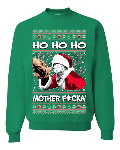 Friday Hood Santa , Merry Christmas Tee, Ugly Christmas,  Sweater Unisex Crewneck Sweatshirt