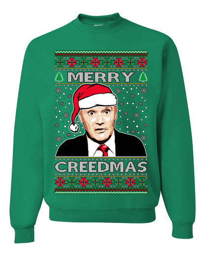 Merry Creedmas , Merry Christmas Tee, Ugly Christmas,  Sweater Unisex Crewneck Sweatshirt
