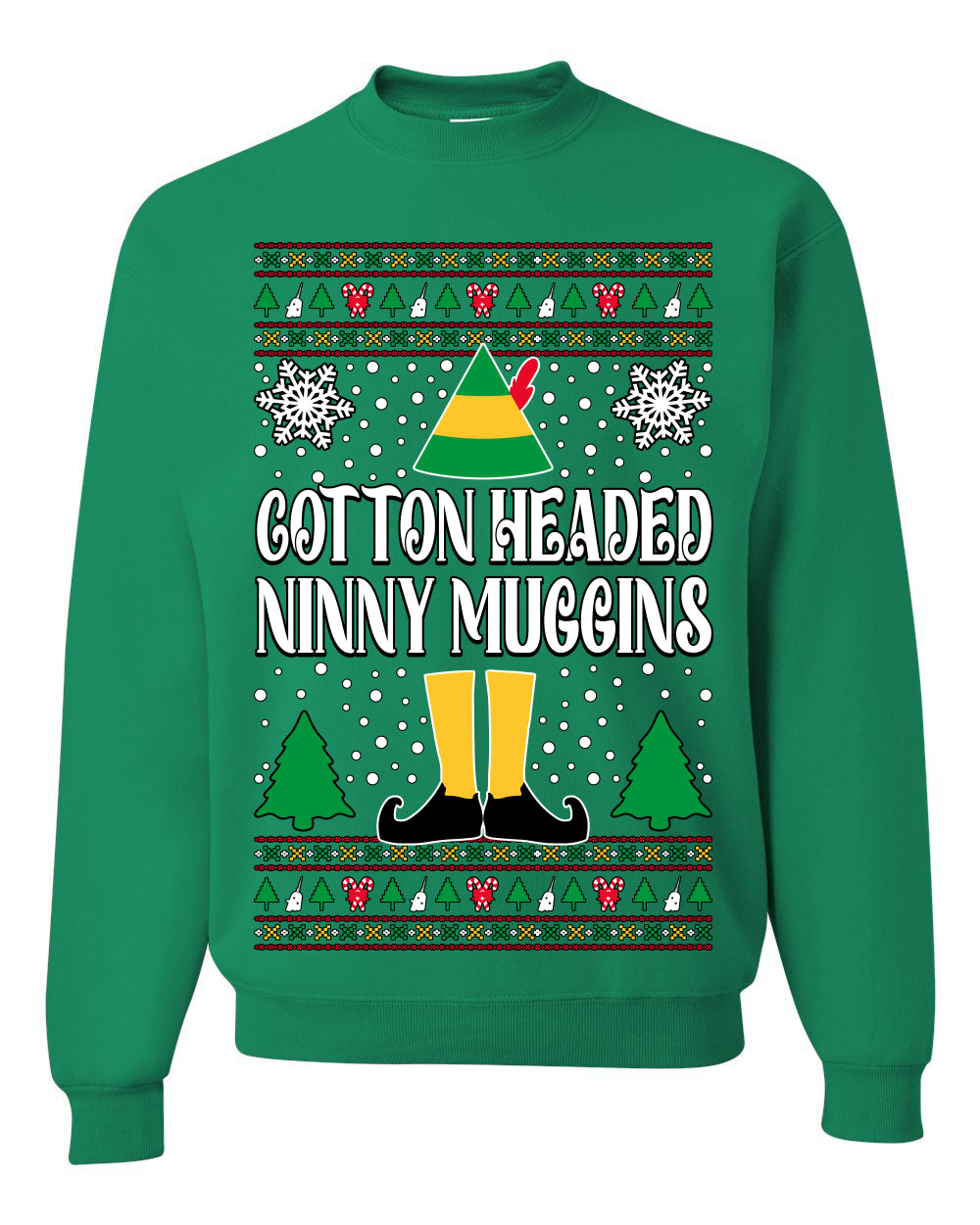 Cotton Headed Muggins Christmas Movie Quote, Christmas Gifts, Funny Xmas Gift Idea, Ugly Christmas Sweater Unisex Crewneck Sweatshirt