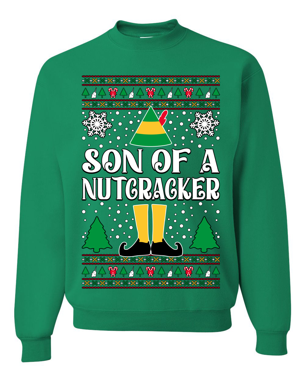Son Of A Nutcracker Christmas Movie Quote, Christmas Gifts, Funny Xmas Gift Idea, Ugly Christmas Sweater Unisex Crewneck Sweatshirt