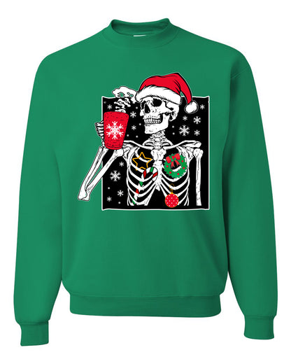 When You're Dead Inside But It's Christmas Ugly Christmas Sweater, Christmas Gifts, Funny Xmas Gift Idea, Unisex Crewneck Sweatshirt