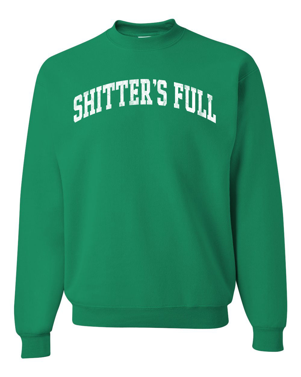 Vintage Movie Quote Shitter's Full, Christmas Gifts, Funny Xmas Gift Idea, Ugly Christmas Sweater Unisex Crewneck Sweatshirt