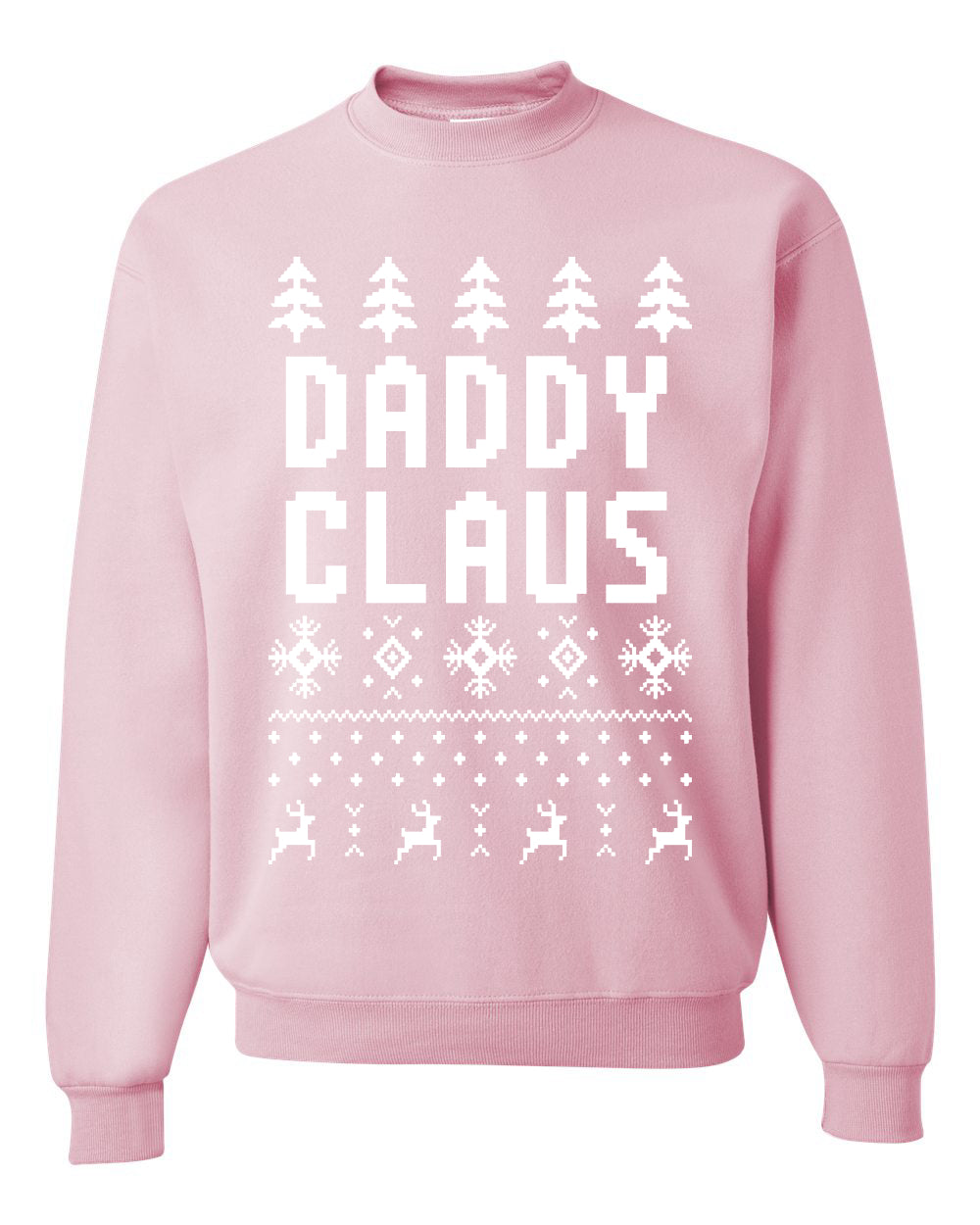 Unisex Ugly Xmas Graphic Crewneck Sweater Sweatshirt Daddy Claus Ugly Christmas Sweater Unisex Crewneck Sweatshirt