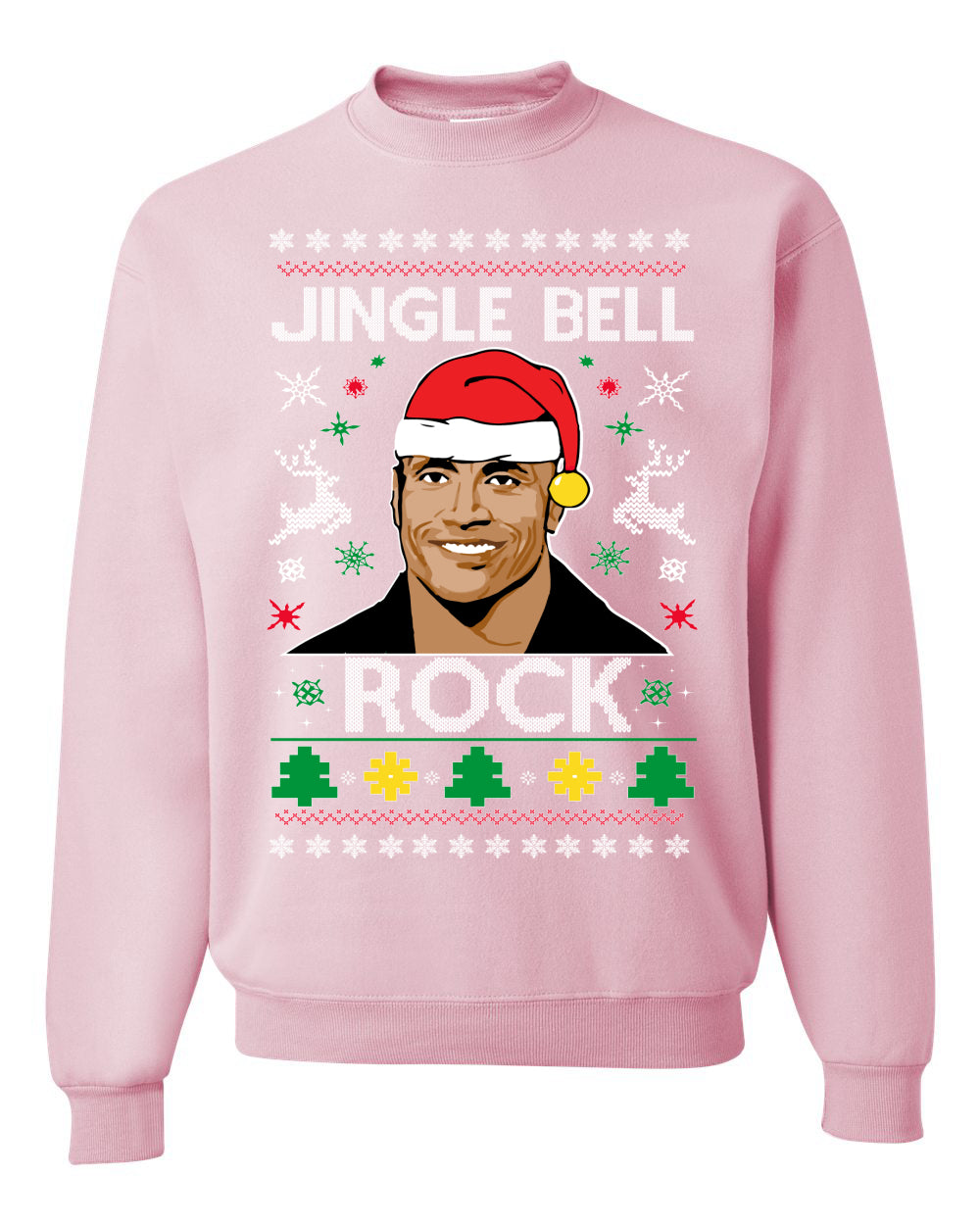 Jingle Bell Rock, Christmas Gifts, Funny Xmas Gift Idea, Ugly Christmas Sweater Unisex Crewneck Sweatshirt