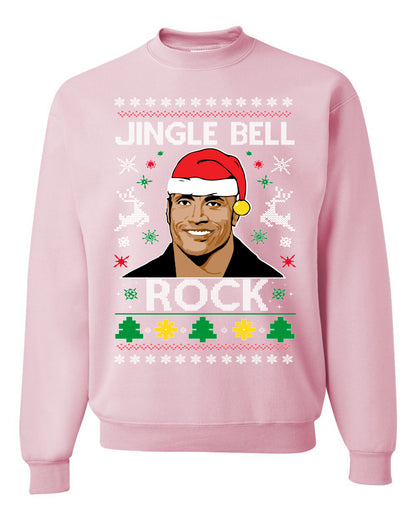Jingle Bell Rock, Christmas Gifts, Funny Xmas Gift Idea, Ugly Christmas Sweater Unisex Crewneck Sweatshirt