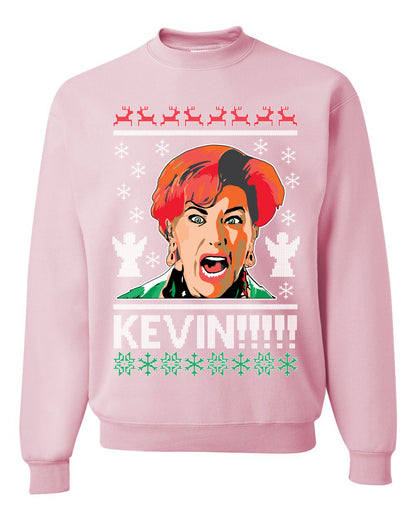 Kevin!!! Xmas Movie Classic, Christmas Gifts, Funny Xmas Gift Idea, Ugly Christmas Sweater Unisex Crewneck Sweatshirt