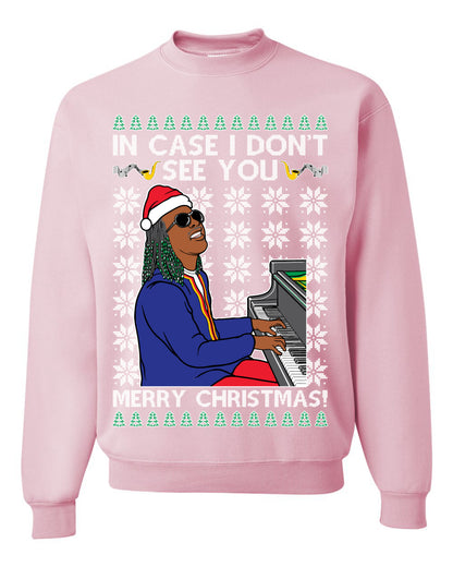 Ugly Unisex Crewneck Christmas Sweater If I Don't See You Merry Christmas, Shark & Hammer Ugly Christmas Sweater Unisex Crewneck Sweatshirt