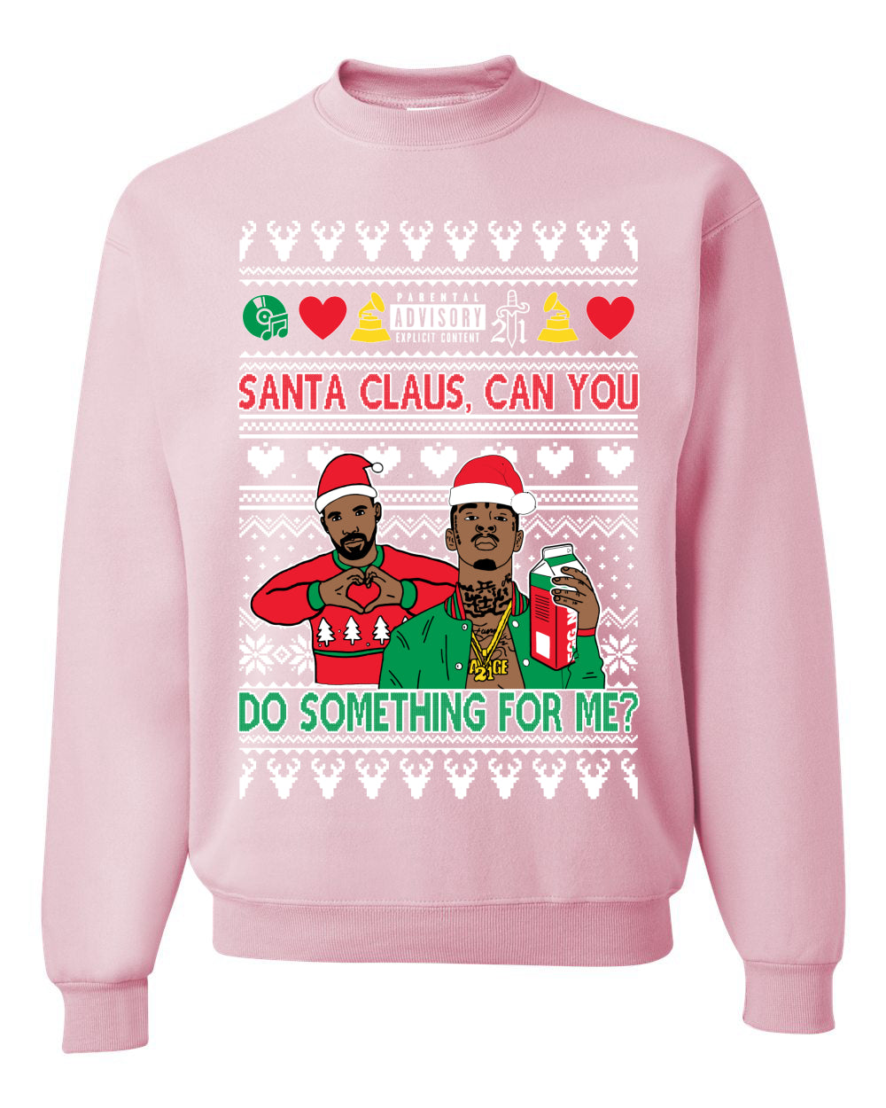 Santa Claus, Can You Do Something For Me? ,Christmas Gifts, Funny Xmas Gift Idea, Ugly Christmas Sweater Unisex Crewneck Sweatshirt