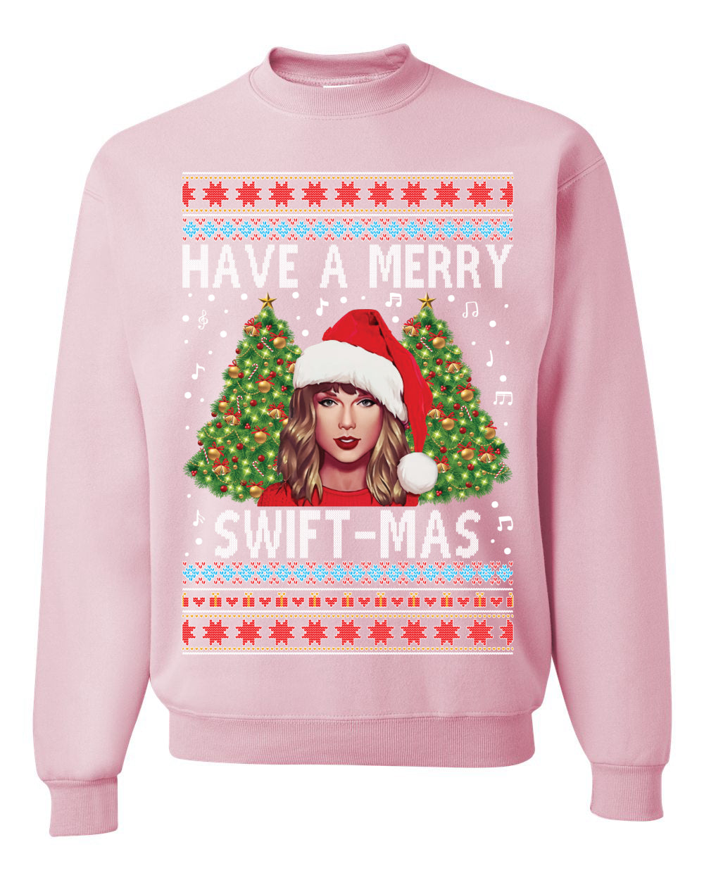 Merry Swiftmas Christmas Sweater, Christmas Gifts, Funny Xmas Gift Idea,Swiftie shirt Ugly Christmas Sweater Unisex Crewneck Sweatshirt