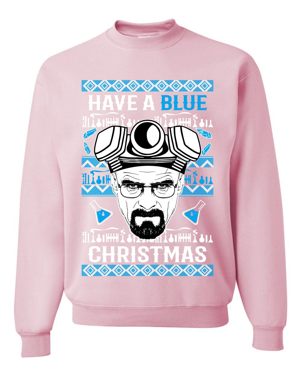Have a Blue Christmas Walter Breaking TV Christmas, Christmas Gifts, Funny Xmas Gift Idea, Ugly Christmas Sweater Unisex Crewneck Sweatshirt