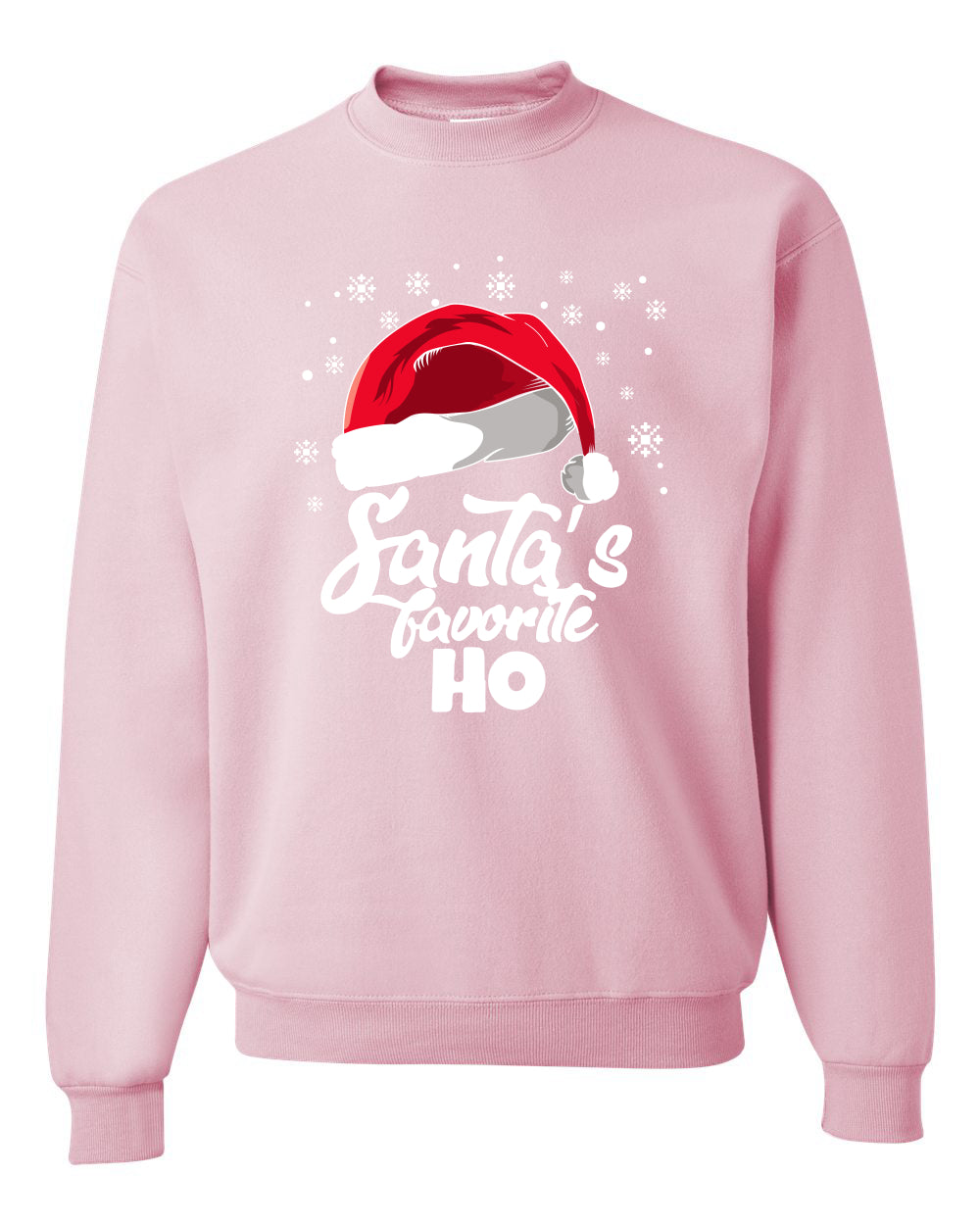 Ugly Christmas Apron "Santa's Favorite Ho" Butcher's Kitchen, Grilling, Cooking, BBQ Apron Ugly Christmas Sweater Unisex Crewneck Sweatshirt