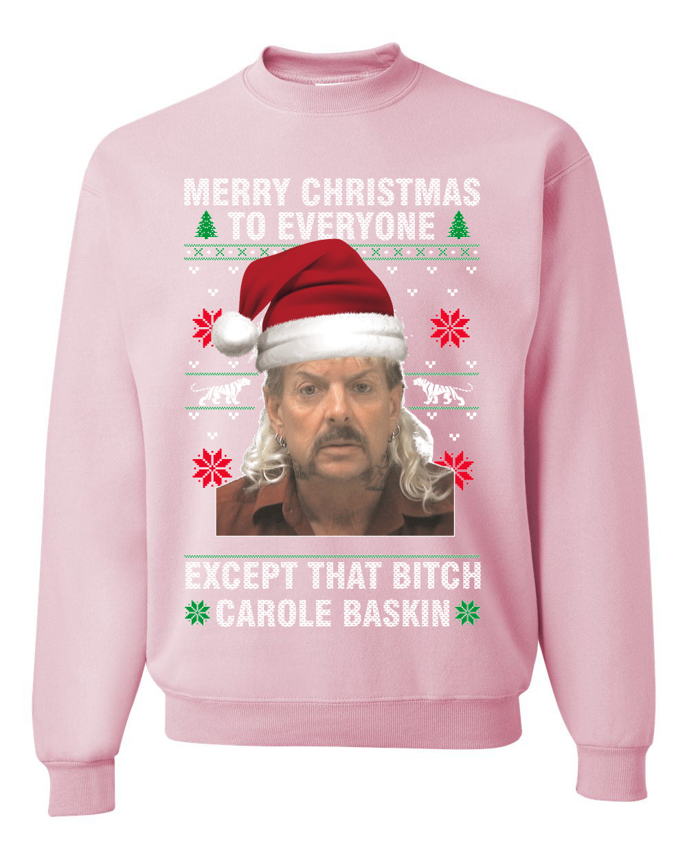 Merry Christmas To Everyone Except that bitch, Christmas Gifts, Funny Xmas Gift Idea, Ugly Christmas Sweater Unisex Crewneck Sweatshirt