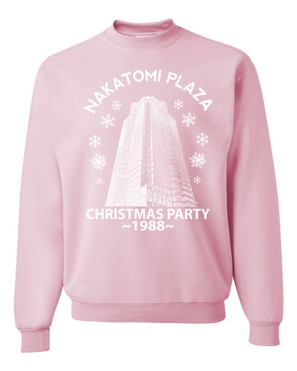 Classic McClane 1988 Nakatomi Plaza Ugly Longsleeve Christmas Sweater for Men Ugly Christmas Sweater Unisex Crewneck Sweatshirt