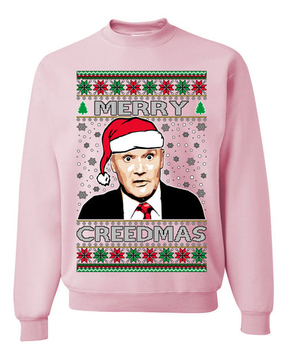 Merry Creedmas , Merry Christmas Tee, Ugly Christmas,  Sweater Unisex Crewneck Sweatshirt