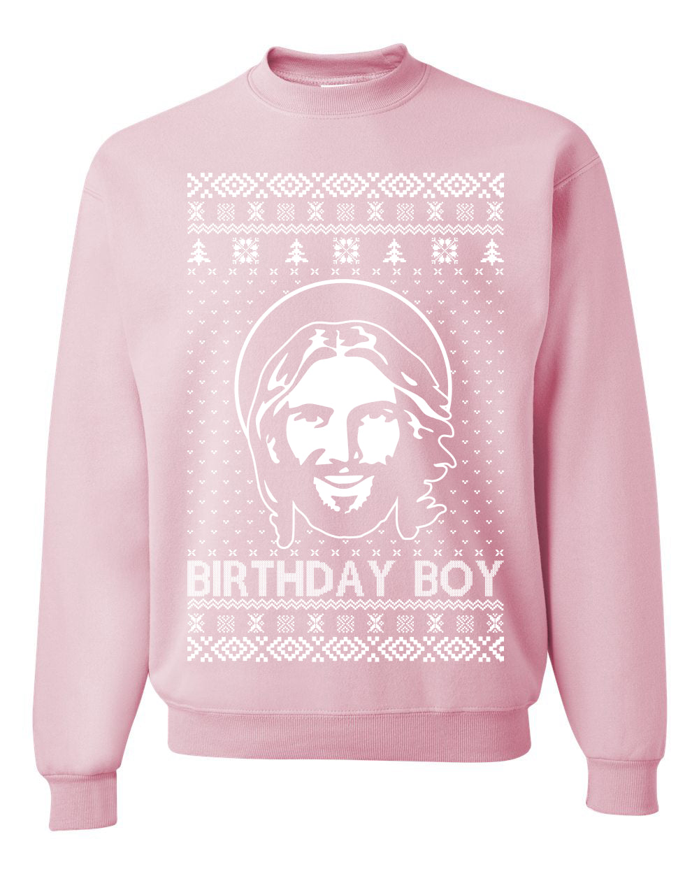 Birthday Boy Jesus Christ, Christmas Gifts, Funny Xmas Gift Idea, Ugly Christmas Sweater Unisex Crewneck Sweatshirt