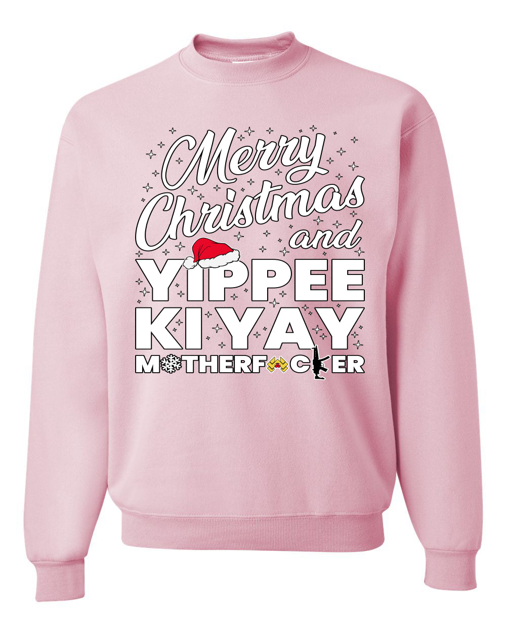 Merry Christmas and Yippee Ki Yay MOFO Ugly Christmas Sweater, Christmas Gifts, Funny Xmas Gift Idea, Unisex Crewneck Sweatshirt