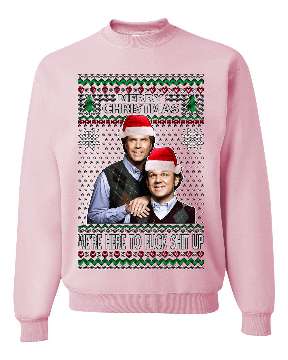 New Step Brothers Funny Movie, Christmas Gifts, Funny Xmas Gift Idea, Ugly Christmas Sweater Unisex Crewneck Sweatshirt