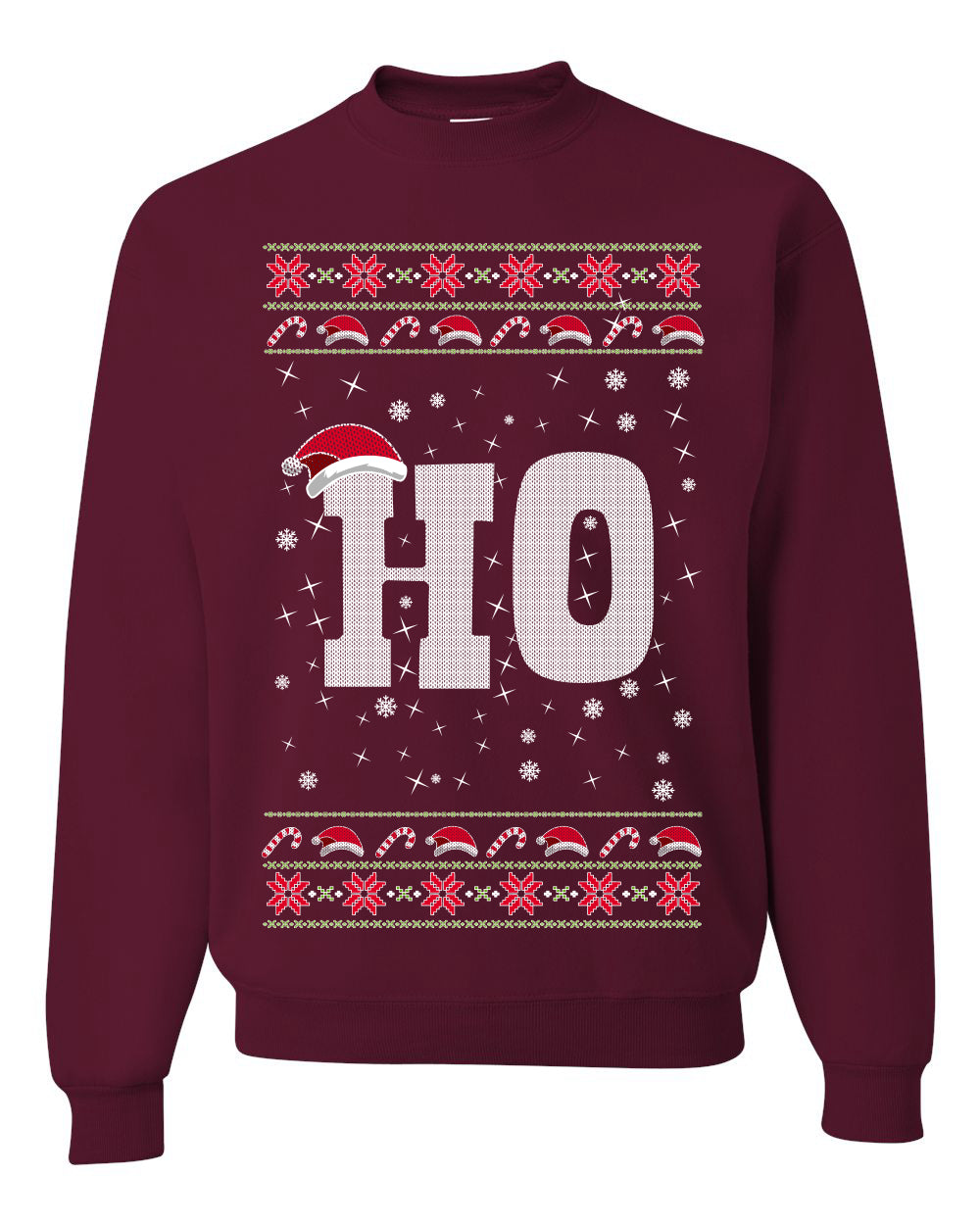 Crewneck Ugly Holiday Unisex Graphic Sweater Sweatshirt, Christmas Ho, Wild Bobby Ugly Christmas Sweater Unisex Crewneck Sweatshirt