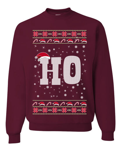 Crewneck Ugly Holiday Unisex Graphic Sweater Sweatshirt, Christmas Ho, Wild Bobby Ugly Christmas Sweater Unisex Crewneck Sweatshirt