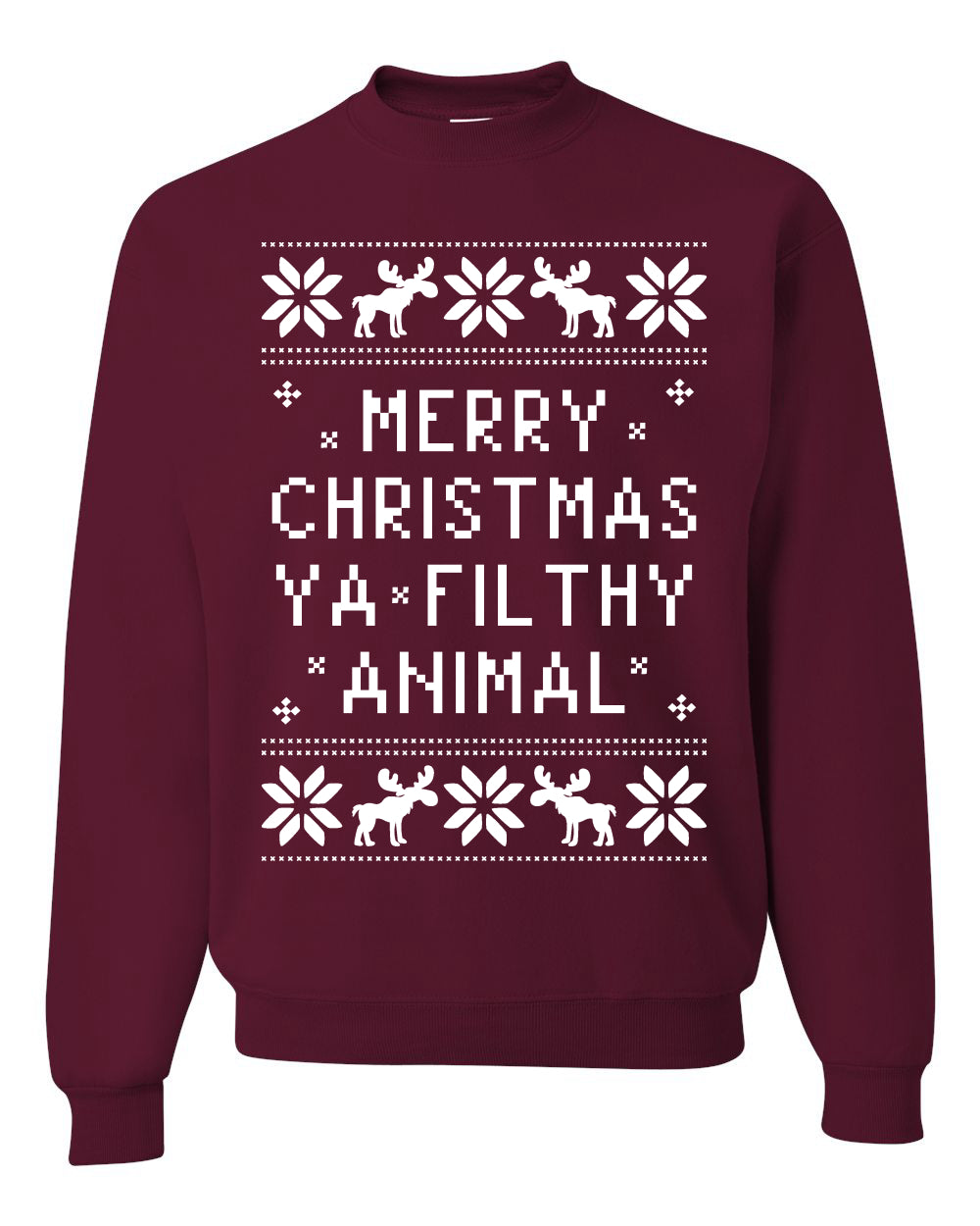 Baby's Ugly Christmas Bodysuit Sweater Kids Girls Boys Infant Merry Christmas Ya' Filthy Ugly Christmas Sweater Unisex Crewneck Sweatshirt