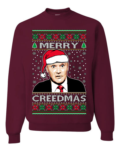Merry Creedmas , Merry Christmas Tee, Ugly Christmas,  Sweater Unisex Crewneck Sweatshirt