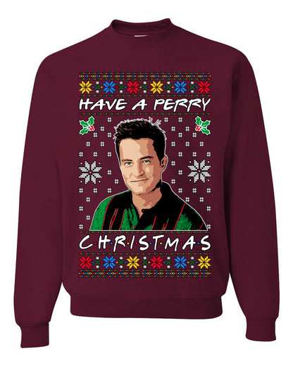 Have a Perry Christmas , Merry Christmas Tee, Ugly Christmas,  Sweater Unisex Crewneck Sweatshirt