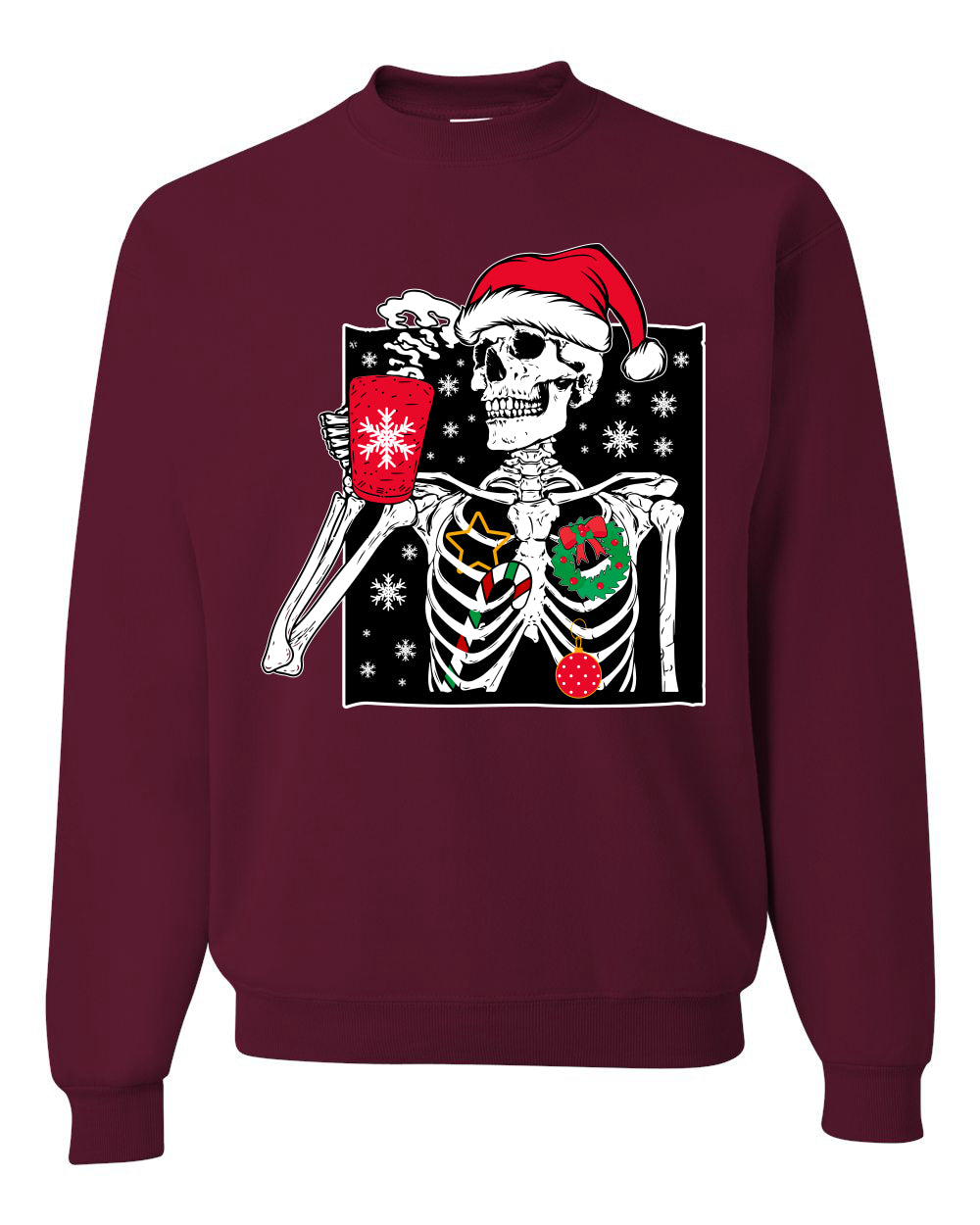 When You're Dead Inside But It's Christmas Ugly Christmas Sweater, Christmas Gifts, Funny Xmas Gift Idea, Unisex Crewneck Sweatshirt