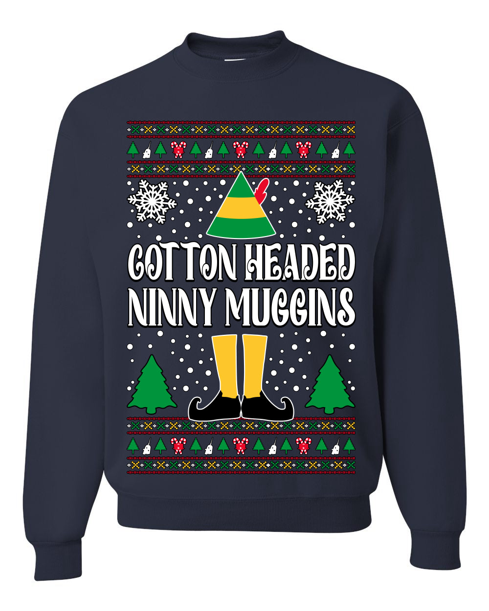 Cotton Headed Muggins Christmas Movie Quote, Christmas Gifts, Funny Xmas Gift Idea, Ugly Christmas Sweater Unisex Crewneck Sweatshirt