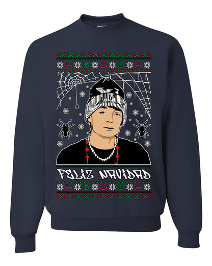 Peso Feliz Navidad Pluma, Feliz Navidad, Christmas Gifts, Funny Xmas Gift Idea, Ugly Christmas Sweater Unisex Crewneck Sweatshirt