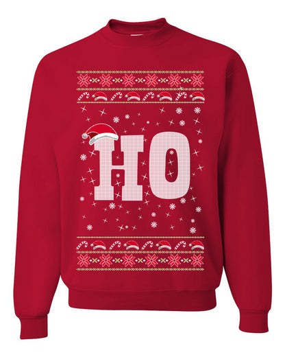 Crewneck Ugly Holiday Unisex Graphic Sweater Sweatshirt, Christmas Ho, Wild Bobby Ugly Christmas Sweater Unisex Crewneck Sweatshirt
