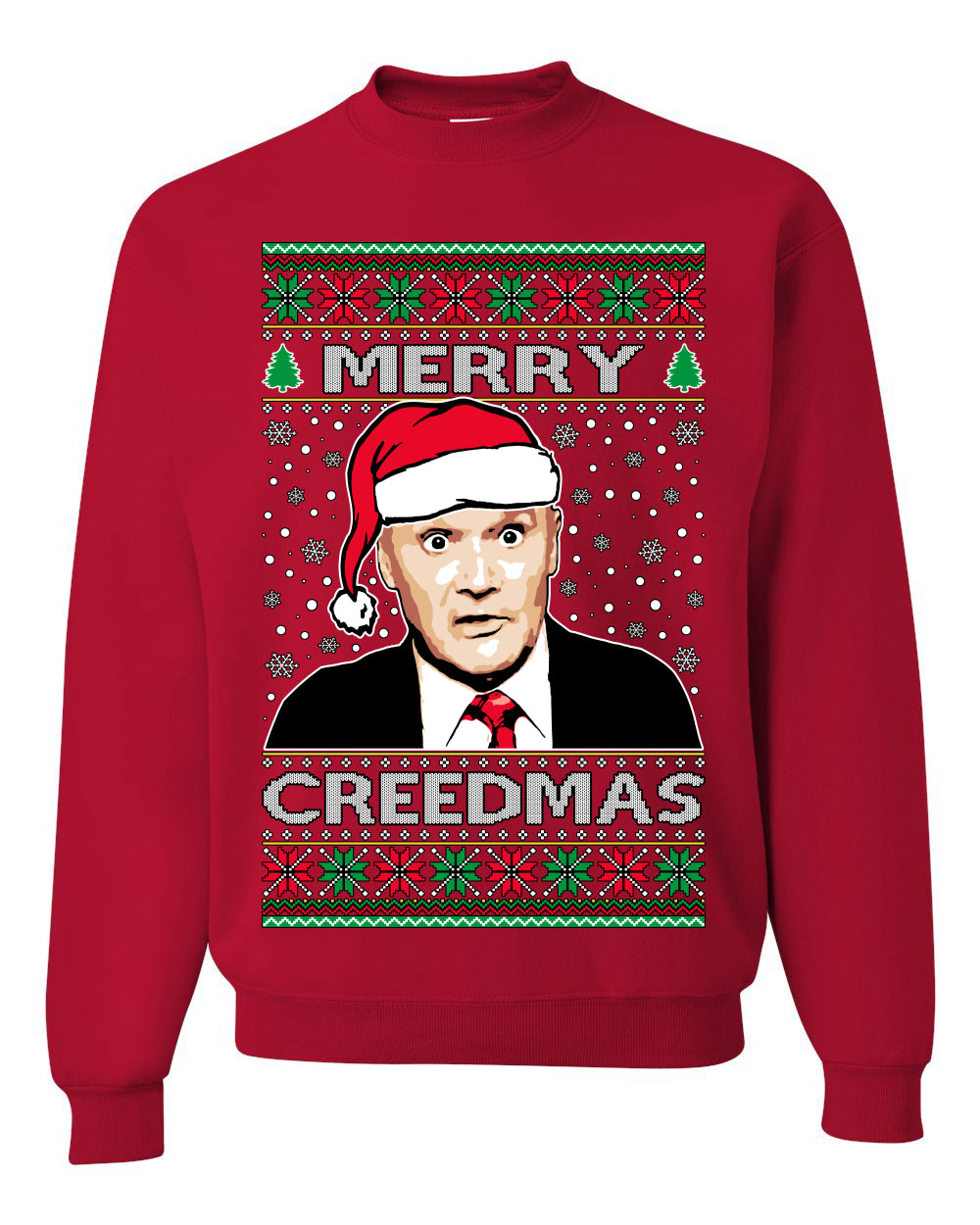 Merry Creedmas , Merry Christmas Tee, Ugly Christmas,  Sweater Unisex Crewneck Sweatshirt