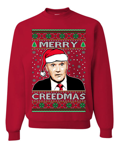 Merry Creedmas , Merry Christmas Tee, Ugly Christmas,  Sweater Unisex Crewneck Sweatshirt