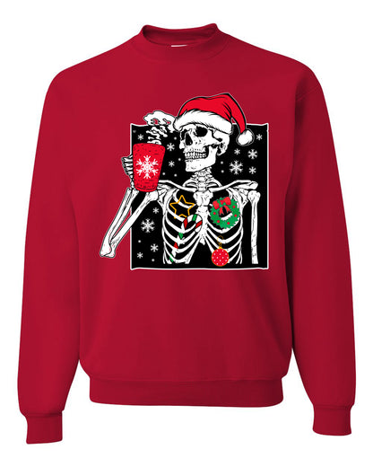 When You're Dead Inside But It's Christmas Ugly Christmas Sweater, Christmas Gifts, Funny Xmas Gift Idea, Unisex Crewneck Sweatshirt