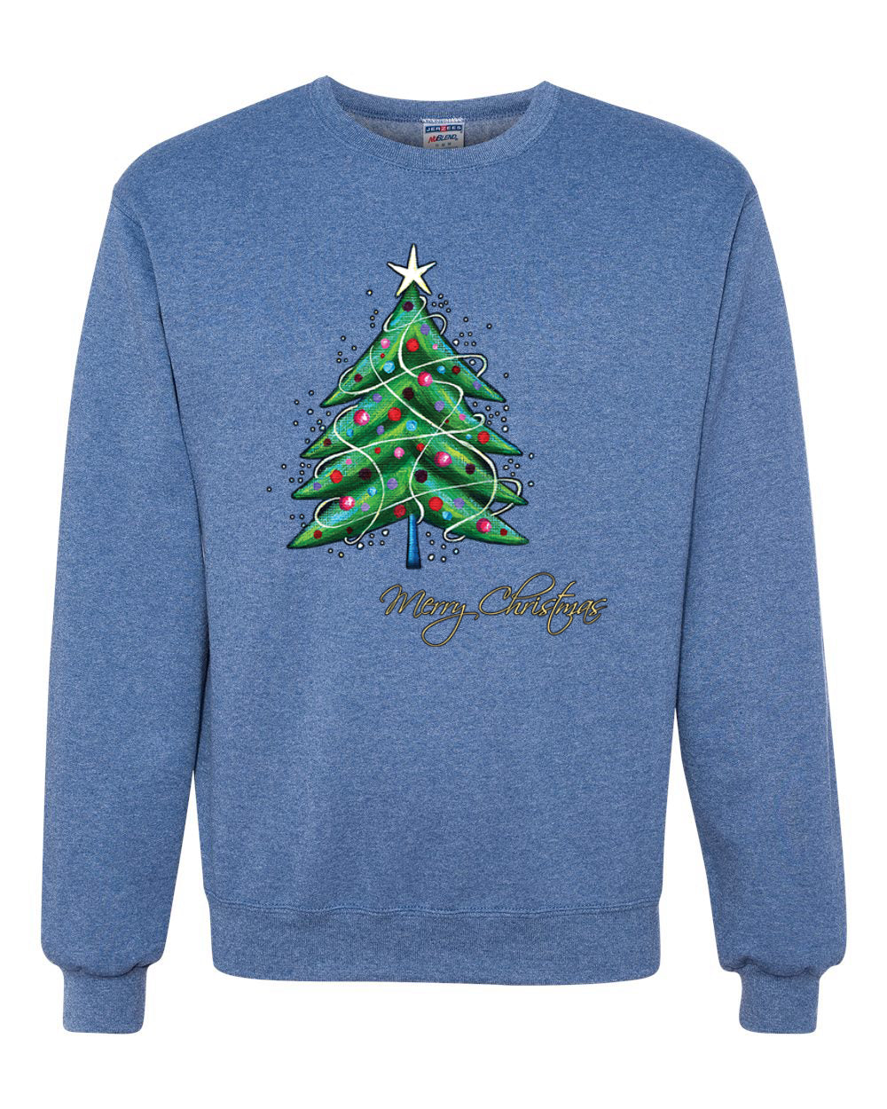Women's Graphic Ugly Sweater for Christmas Merry Christmas Tree Long Sleeve Shirt T-Shirt Ugly Christmas Sweater Unisex Crewneck Sweatshirt