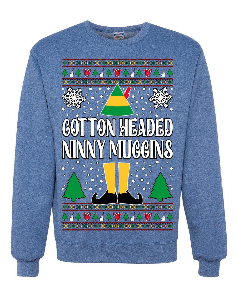 Cotton Headed Muggins Christmas Movie Quote, Christmas Gifts, Funny Xmas Gift Idea, Ugly Christmas Sweater Unisex Crewneck Sweatshirt