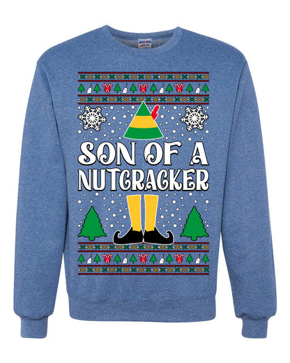 Son Of A Nutcracker Christmas Movie Quote, Christmas Gifts, Funny Xmas Gift Idea, Ugly Christmas Sweater Unisex Crewneck Sweatshirt