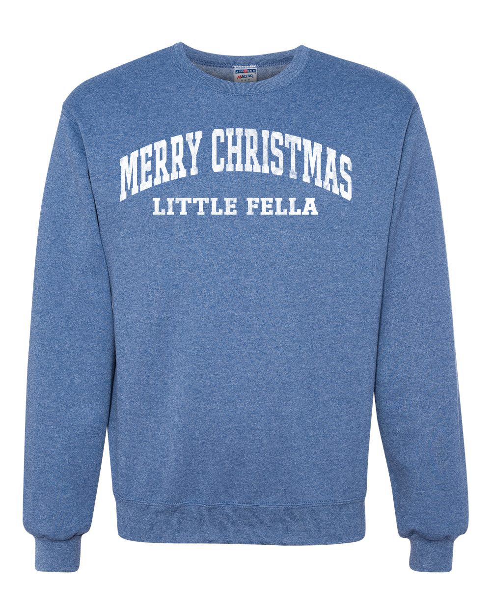 Vintage Movie Quote Merry Christmas Little Fella, Christmas Gifts, Funny Xmas Gift Idea, Ugly Christmas Sweater Unisex Crewneck Sweatshirt
