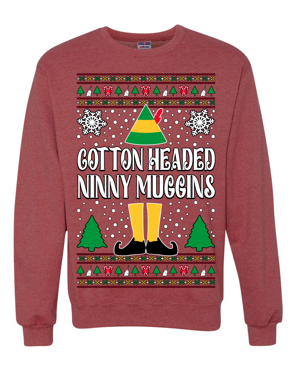 Cotton Headed Muggins Christmas Movie Quote, Christmas Gifts, Funny Xmas Gift Idea, Ugly Christmas Sweater Unisex Crewneck Sweatshirt