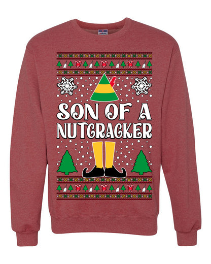 Son Of A Nutcracker Christmas Movie Quote, Christmas Gifts, Funny Xmas Gift Idea, Ugly Christmas Sweater Unisex Crewneck Sweatshirt