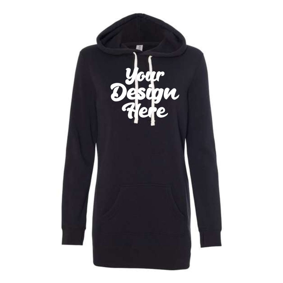 PRM65DRS | Women?s Special Blend Hooded Sweatshirt Dress