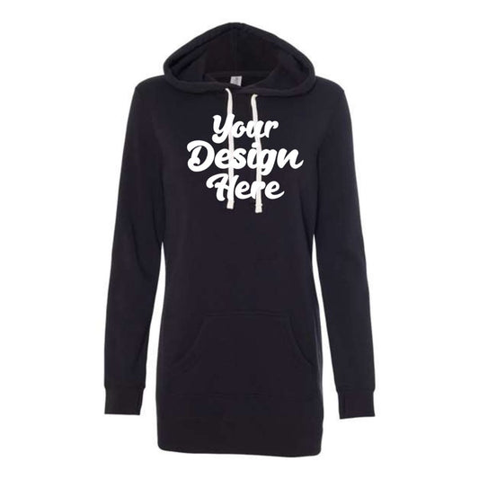 PRM65DRS | Women?s Special Blend Hooded Sweatshirt Dress